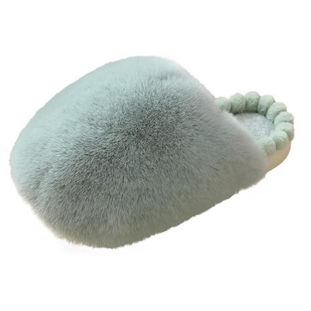 

crtigd Ladies Cotton Slippers Autumn And Winter Home Slippers Home Fashion Warm Plush Cotton Slippers Christmas Slippers for Men