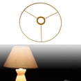 thumbnail image 2 of Iron Lamp Shade Frame , Desktop Light Stand, Sturdy Practical Support Holder Lampshade Frame for Wedding Light Cover Bedroom Bar , Aureate 28cm, 2 of 8