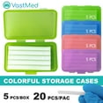 thumbnail image 4 of 20PCs Dental Grade Orthodontic Wax for Braces & Aligners by VASTMED | Braces Wax for Teeth with Colorful Storage Cases | Food Grade Ortho Brace Wax, 4 of 4