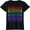Black, variant on Pride Month LGBT Rainbow Saying Gift Short Seelve T-Shirt