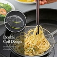 thumbnail image 3 of Solid Stainless Steel Spider Strainer Skimmer, Heat-Resistant Non-Stick Ladle with Long Handle and Hanging Hole for Convenient Storage, Multi-Use Cooking, Dishwasher Safe, 3 of 6