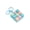 Type A, variant on 9-Key Keychain Fidget Accessory, Quiet Clicking Stress Relief Gadget with Detachable Keycaps, Portable Relaxation Tool, ABS Material