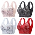 thumbnail image 4 of Cotton Bras for Older Women No Underwire Comfortable Convenient Cotton Bras Black Bra Underwire T-Shirt Bra, 4 of 4