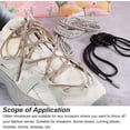 thumbnail image 3 of Shoelaces, rhinestone round shoelaces, sweatpants drawstring replacement, one pair, 3 of 5