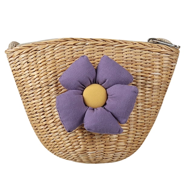Nuevo bolso infantil bandolera bolso de paja para niña