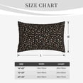thumbnail image 4 of Fuzoiu Flower Pattern On Black Print Fuzzy Pillowcases, Super Soft Pillow Case Cover with Zipper for Bedroom, Sofa, Couch,Cozy Pillow Shams for All Seasons-16"x24", 4 of 6