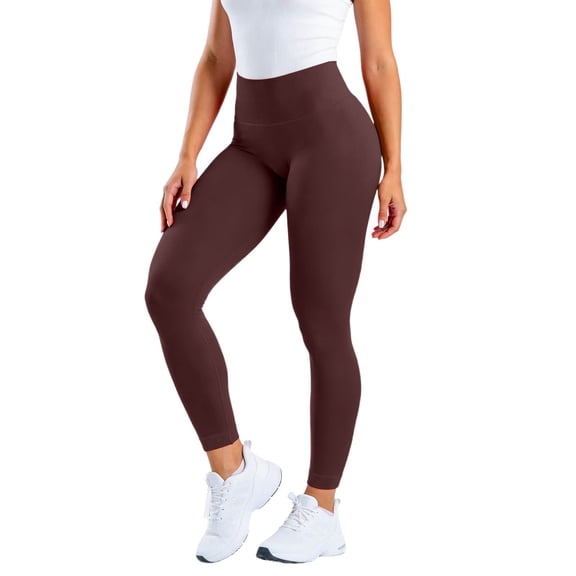 WERYOUNG Seamless Low Rise Yoga Pants For Women Stretchable Workout Leggings Non See Through Fitness Running Trousers Comfortable Bottoms L