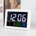 thumbnail image 1 of Reloj Despertador Lcd de Pantalla Grande Con Indador de Temperatura, Estilo Contemporáneo, 1 of 7
