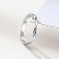 thumbnail image 3 of 3mm Mobius Ring for Women, Twisted Knot Stainless Steel Wedding Bands, Chic Minimalist Girls Fashion Jewelry, 3 of 7