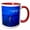 Red/White, variant on 3drose, Florida, Sanibel, Private Dock at Dawn, 15oz Mug
