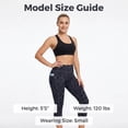 thumbnail image 3 of NELEUS Womens Yoga Leggings Capri for Workout High Waist Tie-Dye Printed with Two Pockets,Leopard Print,US Size S, 3 of 7