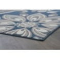thumbnail image 5 of Hampton Transitional 8' x 10' Navy and Cream Polypropylene Indoor Area Rug, 5 of 8