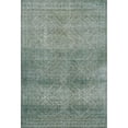 thumbnail image 2 of Addison Rugs Mayfield Premium Machine Washable Transitional Geometric Teal Rectangle Rug, 10' X 14' Machine Washable Transitional Geometric Teal Oversized Sherpa Throw Blanket, 2 of 6