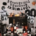 thumbnail image 5 of Black 30th Birthday Decorations - Death To My 20s Decorations Including Banners, Skull Tablecloth, Number 30 Balloon, Fringe Curtain, Cake Toppers for Halloween Party Rip 20s Birthday Decorations, 5 of 6