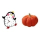 thumbnail image 1 of Reloj de pared,Reloj de pared silencioso y decorativo que no hace tictac,Reloj de pared silencioso de pingüino pequeño Reloj de madera,Almohadas de calabaza de Halloween,Almohadas de calabaza, 1 of 8