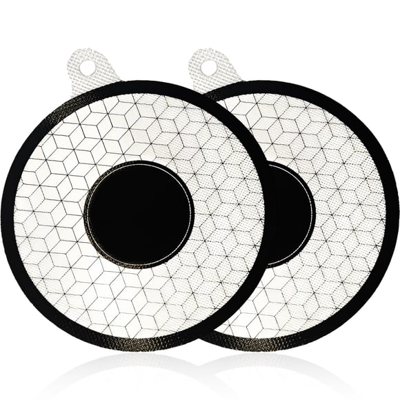 Wosthever 2 pack/lote almohadilla de silicona para cocina de silicona de alimentaria fácil de limpiar Protector para placa de inducción Cocina y Comedor dos 20 centímetros