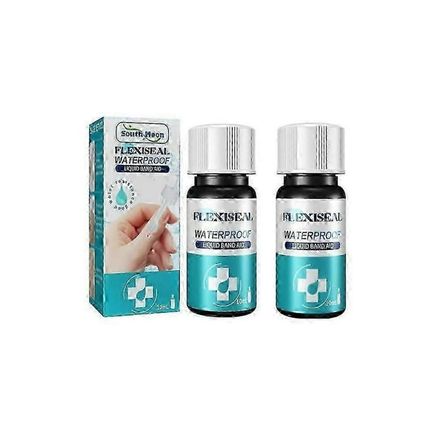 2pcs 10ml New Skin Liquid Plaster Wound Glue Liquid Skin Glue For Wounds Human, Waterproof Dressing, Breathable, Waterproof, Quick Qrying