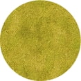 thumbnail image 1 of Ahgly Tapis de Zone Rond Lavable en Machine Intérieur Transitionnel Brun Doré Foncé, 3 Pieds Rond, 1 of 7