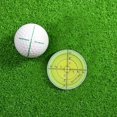 ZX Golf Ball Marker, Pro Putt Green Reader, Golf Putting Aid Round