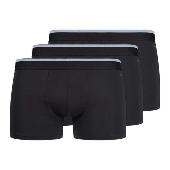 SKINY Calzoncillos bóxer para hombre, paquete de 3 - Pantalones Algodón Multipack, ropa interior, pantalones, unicolor Negro M (Medium)