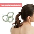 thumbnail image 2 of Qarigey 3 uds cuerda para el cabello bandas de goma coloridas accesorios lindos diademas mujer tocado adorno accesorio Accesorio para el cabello Verde Qarigey  AP016882-01, 2 of 6