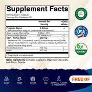 Vitamatic GLP-1 Support Supplement for Men & Women, Made with Akkermansia, Probiotics, Prebiotic, Berberine, 2 Pack, 60 Capsules