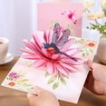 thumbnail image 3 of Pop Up Birthday Card for Women, Dragonfly&Gerbera Daisies Flower 3D Card, Ideal Gift for Birthday, Mother’s Day, Valentines, Thank You, All Occasion for Her, Wife, Mom, Grandma, Sister, Daughter, 3 of 6