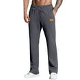thumbnail image 3 of Men's Lightweight Sweatpants Open Bottom Sweat Pants Spring Straight Leg Gym Running Lounge Pant with Pockets, 3 of 3