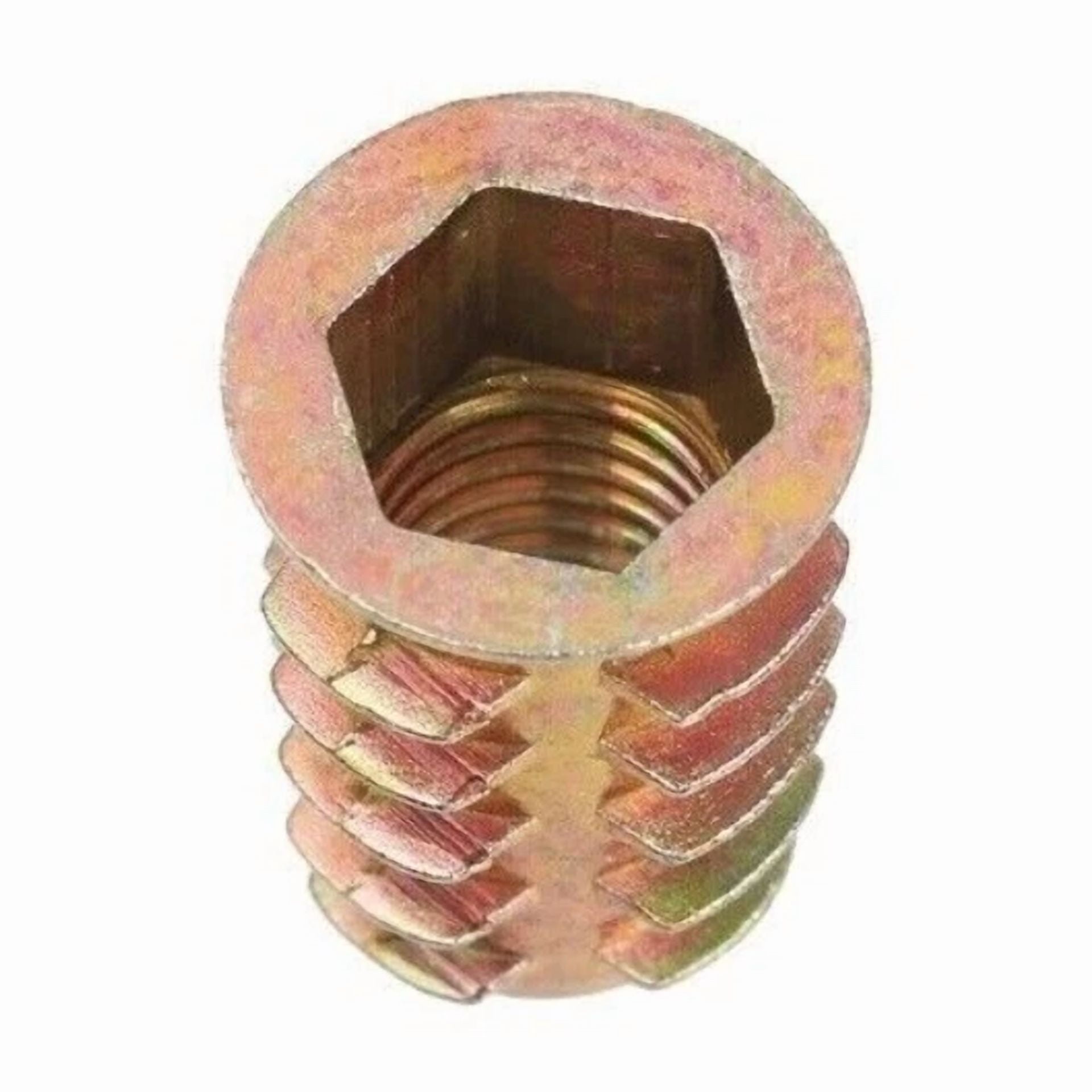 CIRCLE- 230Pcs M4/M5/M6M8/M10 Threaded Hex Drive Insert Fixing Wood Screw Inserts Nuts