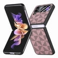 thumbnail image 1 of ELEHOLD for Samsung Galaxy Z Flip 4 Slim Fit Case,Leather Texture Full Body Protection with Small Screen Protector Shockproof Case Support Wireless Charging for Samsung Galaxy Z Flip4 2022,Purple, 1 of 10