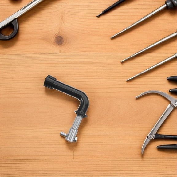 WRITWAA Fireplace Door Handle Replacement Kit Black Bakelite for Safe Stove Use