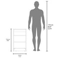 thumbnail image 3 of White Bathroom Organizer Shelf With 4 Spacious Shelves For Items Elegant Storage Efficient Placement Feature, 3 of 3