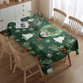 thumbnail image 2 of Rectangle Table Cover Christmas Snowflake Pine Branches Tablecloth,Decor Washable Table Cloths for Picnic Graduation Halloween Fall Thanksgiving Christmas, 2 of 5
