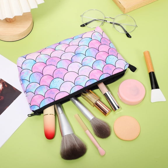 HONMEET Large Makeup Case with Zipper Closure and Spacious Interior Organizer for Cosmetics and Beauty Essentials