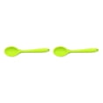 thumbnail image 2 of Cateissary Cuchara de silicona Cuchara de sopa de vajilla profesional de mango largo Verde Verde 2Conjunto, 2 of 6