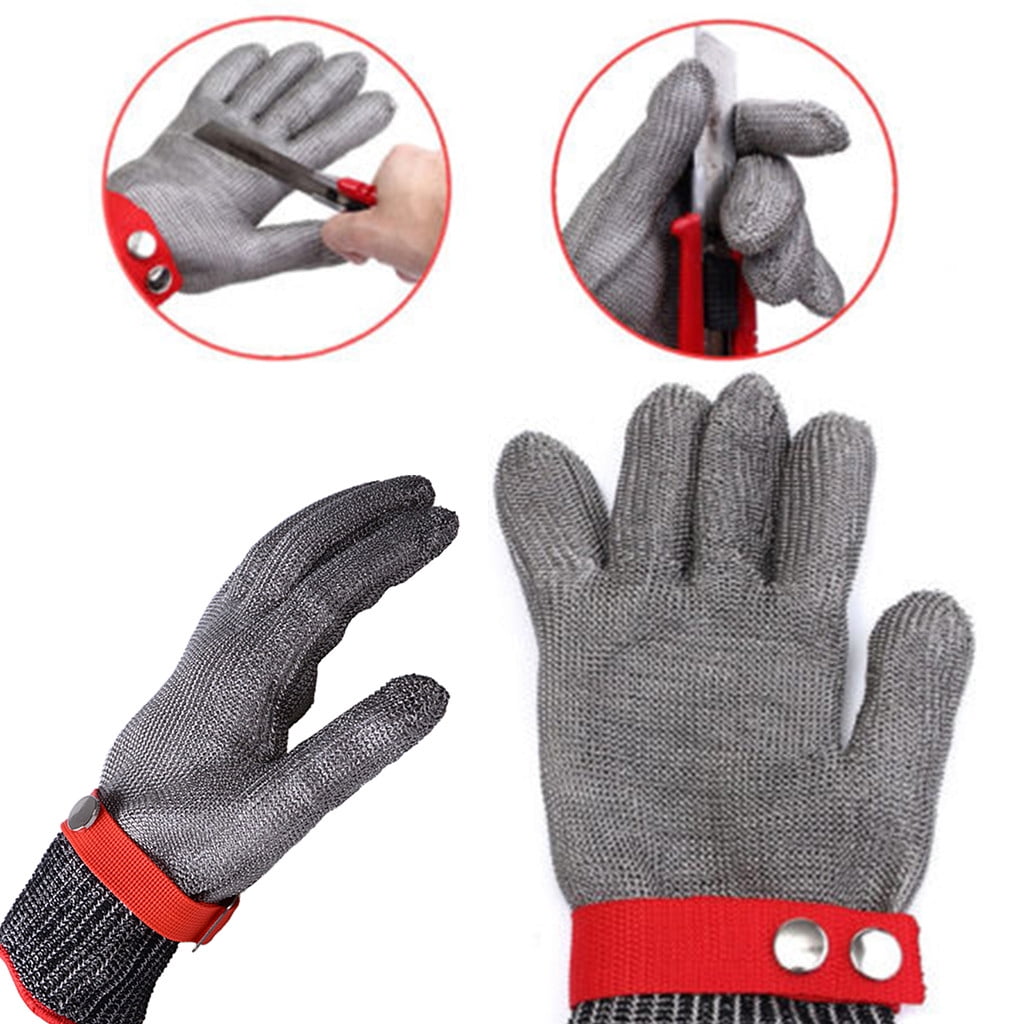 Safety Glove Cut Proof Stab Resistant Stainless Steel Metal Mesh For Butcher 