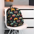 thumbnail image 3 of Wukai Retro Video Game Versatile Backpack:Spacious,Organized,Comfortable,Ideal for Travel and Everyday Use with Multiple Pockets and Padded Straps, 3 of 8