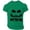 Green, variant on Spooky Jack O' Lantern Face Halloween Costumes Mens Short Sleeve Tee, Don't Test One Happy Halloween Funny Printed Casual Shirts for Party Daily Use