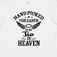 thumbnail image 4 of Inktastic Handpicked for Earth by My Tio in Heaven with Angel Wings Boys or Girls Baby T-Shirt, 4 of 5