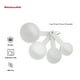 thumbnail image 3 of Juego de 4 tazas medidoras KitchenAid, color blanco, 3 of 5
