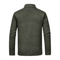 thumbnail image 4 of Miluxas Mens Shawl Collar Cardigan Sweater Cable Knit Button Down Winter Chunky Sweater Black 6(M), 4 of 4