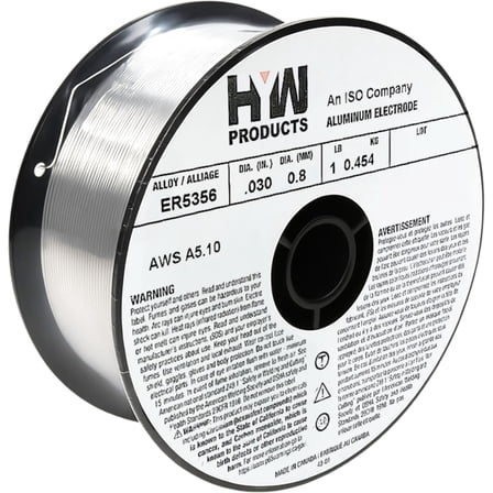 ER5356 Mig .030" Aluminum Welding Wire 1-Pound Roll (Made in North America)
