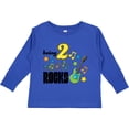thumbnail image 3 of Inktastic Being Two Rocks Second Birthday Boys or Girls Long Sleeve Toddler T-Shirt, 3 of 5