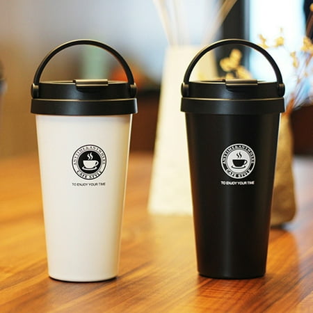 

Hesroicy 500ML Insulated Mug Cup Pattern Leak-proof Stainless Steel Vacuum Coffee Cup for Travel