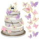 thumbnail image 1 of Cake Topper WOW DING Mariposas 3D 60 piezas para fiesta de cumpleaños, 1 of 6