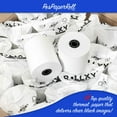 thumbnail image 4 of Rollo de papel térmico Rollxy de 3,125 x 230 cm, 48 g, sin BPA, 50 rollos, 4 of 6