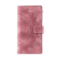 thumbnail image 2 of For Iphone 15 Multi-Card Totem Zipper Leather Phone Case(Pink), iPhone 12 Pro Max, 2 of 8