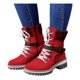 thumbnail image 4 of NECHOLOGY Botas Mujer Adulto Femenino Zapatos Botines para mujer Botas de mujer Botas de nieve de Cremallera Durable al libre Mantener caliente Botines de invierno Botas cálidas para damas (Red, 7), 4 of 5