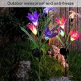 thumbnail image 4 of Ounissouiy Luz LED para jardín, camino Solar, lámpara de flores, luz para césped al aire libre, pasarela, iluminación de paisaje, simulación Jardín y Patio, 4 of 6
