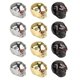 thumbnail image 2 of Volume Knob Guitar Accessories 12Pack Metal Skull Design Potentiometer Caps Golden 2.4x2cm For Electric Guitar Musicians, 2 of 5